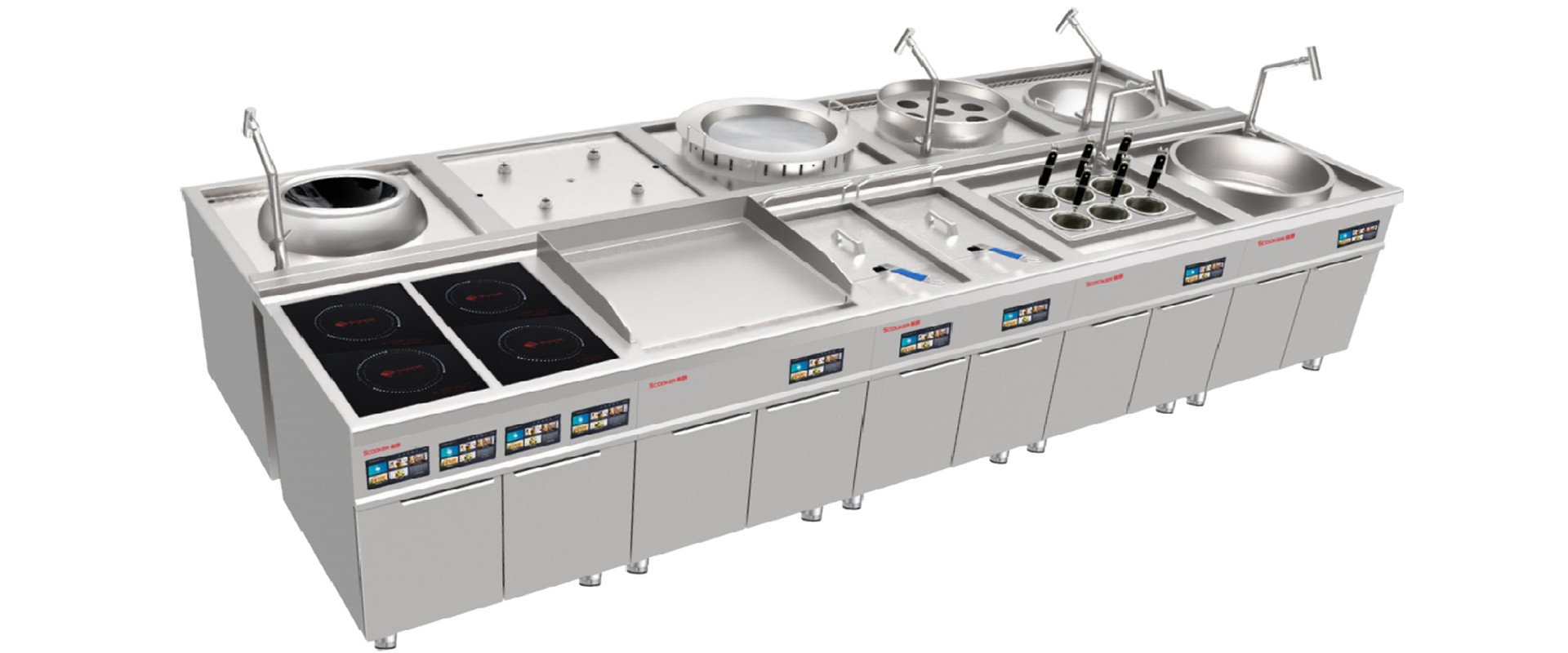 chất lượng Dòng bếp đảo tích hợp nhà máy sản xuất